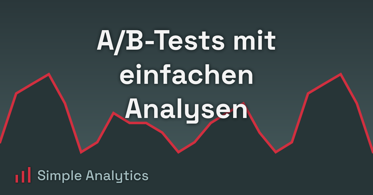 A/B-Tests mit einfachen Analysen