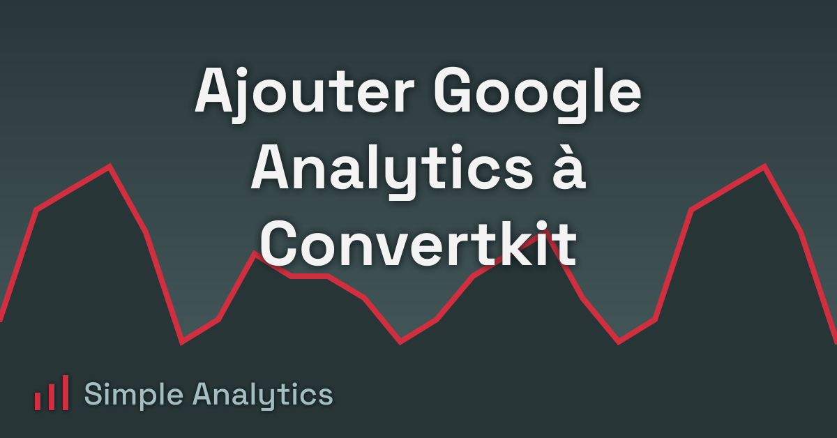 Ajouter Google Analytics à Convertkit