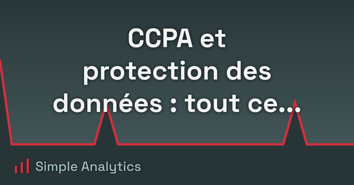 CCPA et protection des données : tout ce qu'il faut savoir