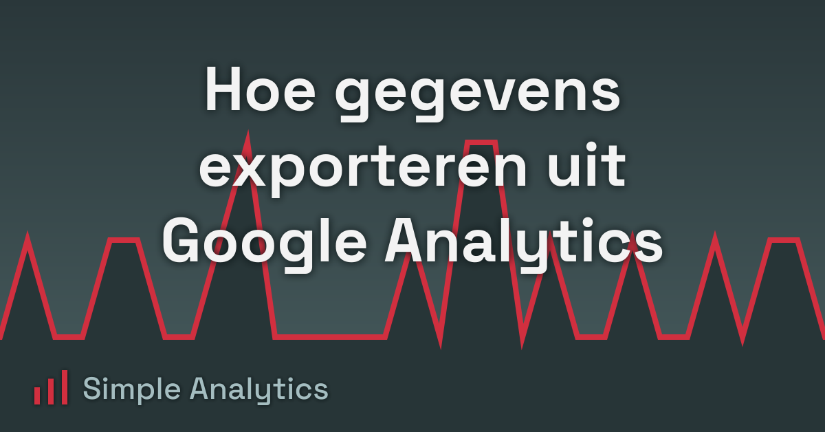 Hoe gegevens exporteren uit Google Analytics