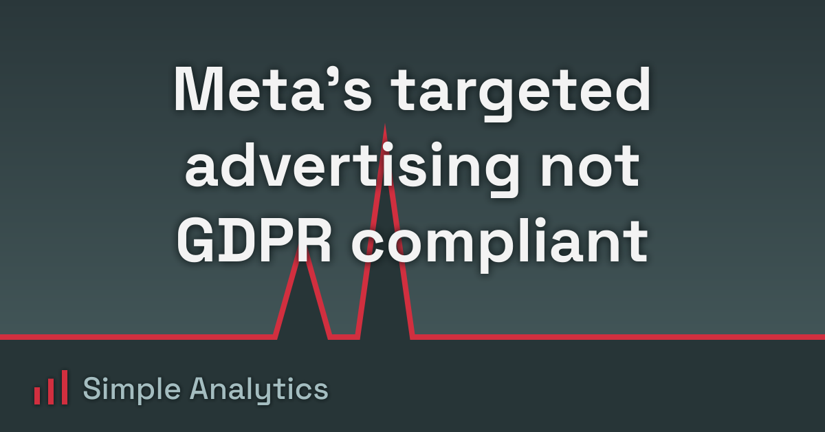 Meta's targeted advertising not GDPR compliant