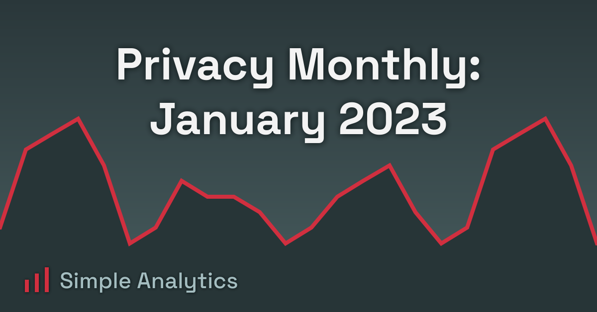 Privacy Monthly: January 2023
