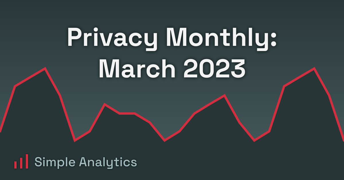 Privacy Monthly: March 2023
