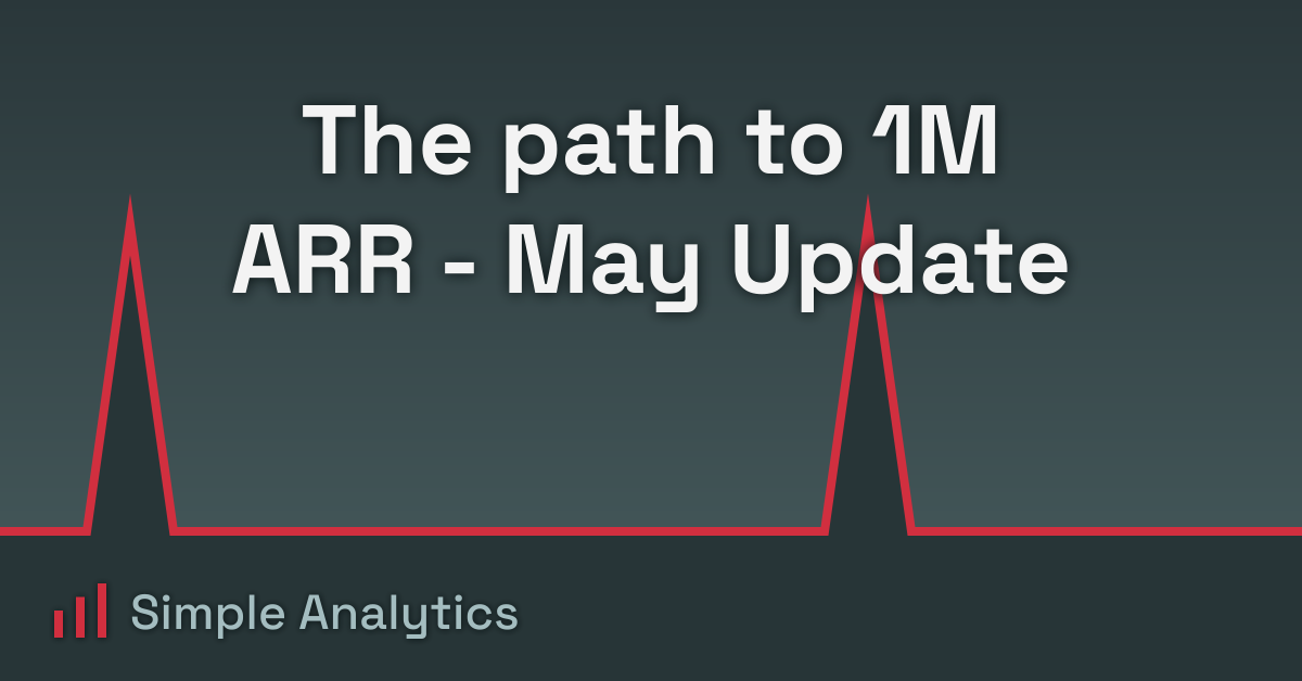 The path to 1M ARR - May Update