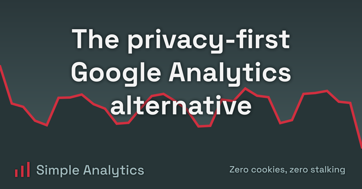 The privacy-first Google Analytics alternative - Simple Analytics